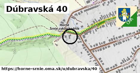 Dúbravská 40, Horné Srnie