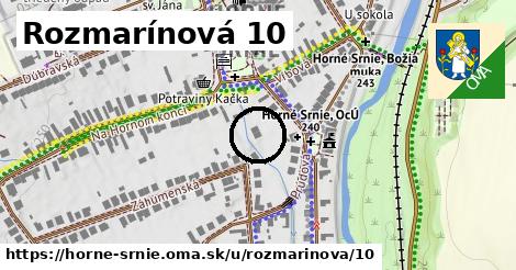 Rozmarínová 10, Horné Srnie