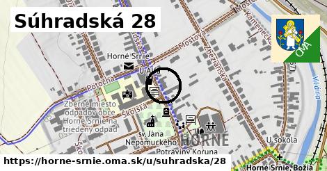 Súhradská 28, Horné Srnie