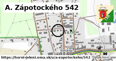 A. Zápotockého 542, Horní Jelení