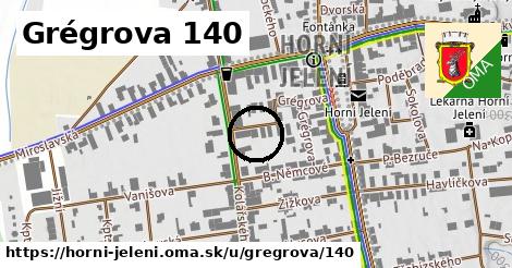 Grégrova 140, Horní Jelení