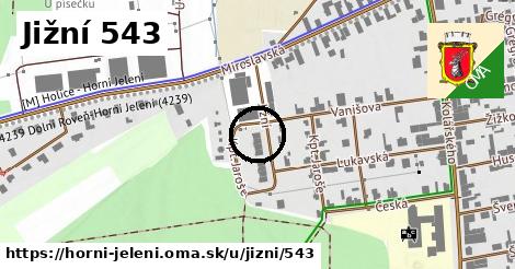 Jižní 543, Horní Jelení