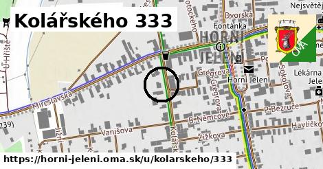 Kolářského 333, Horní Jelení