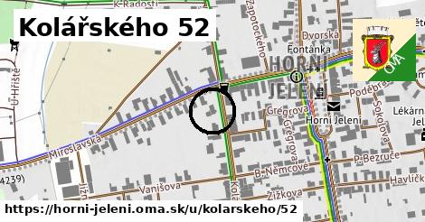 Kolářského 52, Horní Jelení