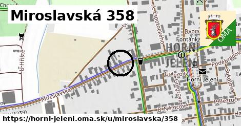 Miroslavská 358, Horní Jelení