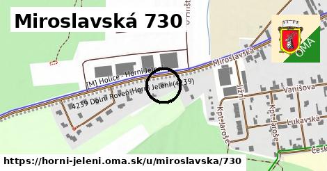 Miroslavská 730, Horní Jelení