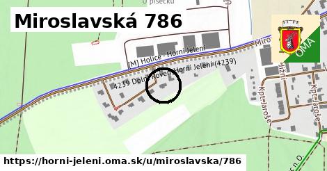Miroslavská 786, Horní Jelení