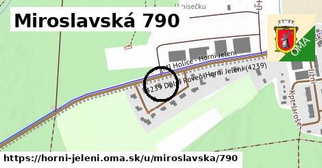 Miroslavská 790, Horní Jelení