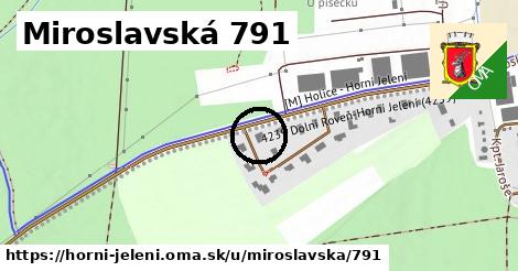 Miroslavská 791, Horní Jelení