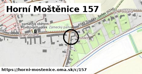 Horní Moštěnice <span class="supisne">157</span>