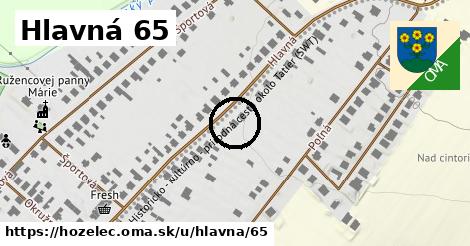 Hlavná 65, Hozelec