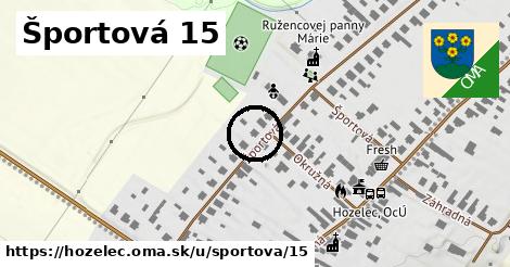 Športová 15, Hozelec