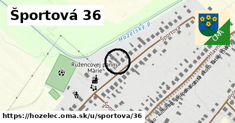 Športová 36, Hozelec