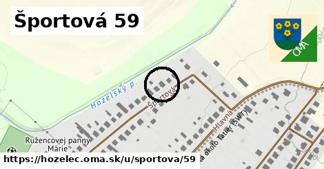Športová 59, Hozelec