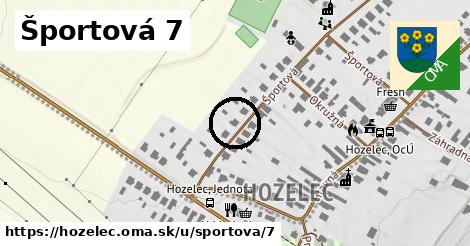 Športová 7, Hozelec