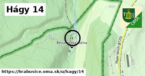 Hágy 14, Hrabušice