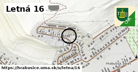 Letná 16, Hrabušice