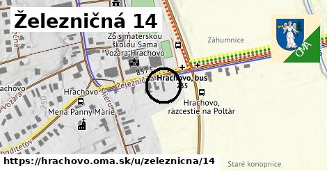 Železničná 14, Hrachovo