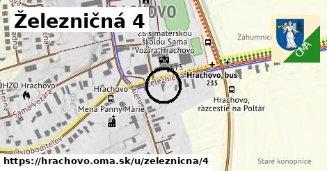 Železničná 4, Hrachovo