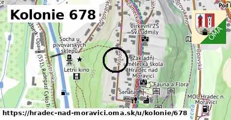Kolonie 678, Hradec nad Moravicí