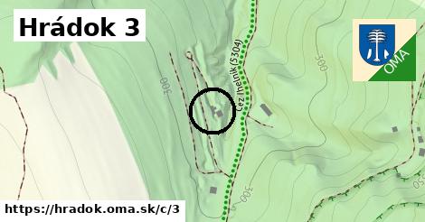 Hrádok <span class="supisne">3</span>