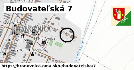 Budovateľská 7, Hranovnica
