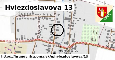 Hviezdoslavova 13, Hranovnica