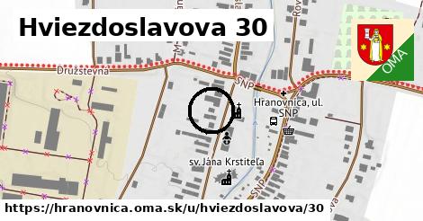 Hviezdoslavova 30, Hranovnica