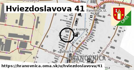 Hviezdoslavova 41, Hranovnica