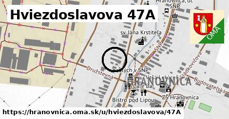 Hviezdoslavova 47A, Hranovnica