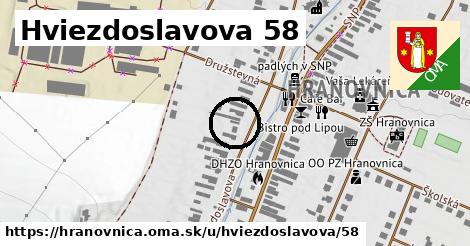 Hviezdoslavova 58, Hranovnica