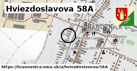 Hviezdoslavova 58A, Hranovnica