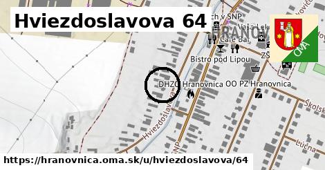 Hviezdoslavova 64, Hranovnica