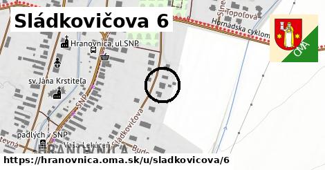 Sládkovičova 6, Hranovnica