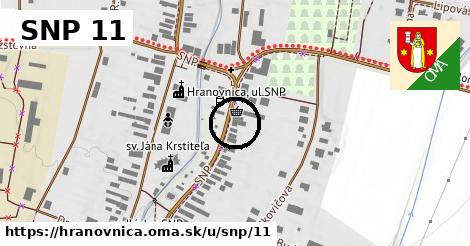 SNP 11, Hranovnica