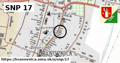 SNP 17, Hranovnica