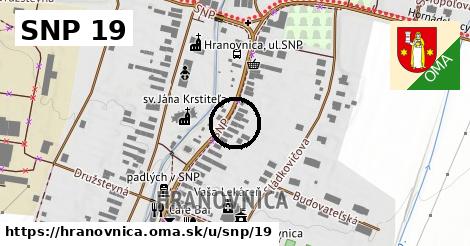 SNP 19, Hranovnica