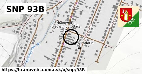 SNP 93B, Hranovnica
