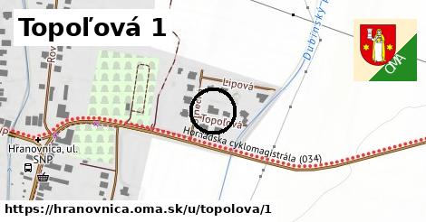 Topoľová 1, Hranovnica