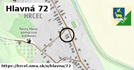 Hlavná 72, Hrčeľ