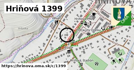 Hriňová <span class="supisne">1399</span>