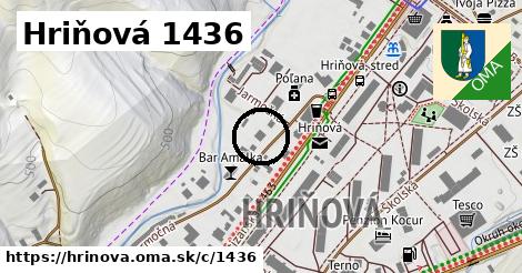 Hriňová <span class="supisne">1436</span>