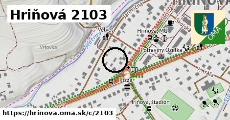 Hriňová <span class="supisne">2103</span>