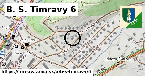 B. S. Timravy 6, Hriňová