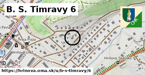 B. S. Timravy 6, Hriňová