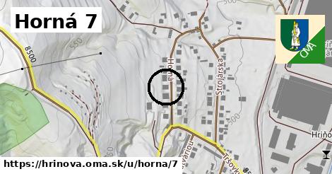 Horná 7, Hriňová