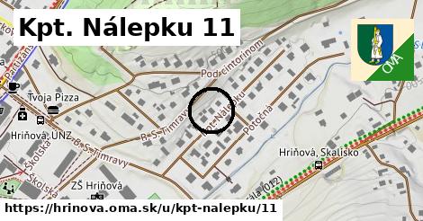 Kpt. Nálepku 11, Hriňová