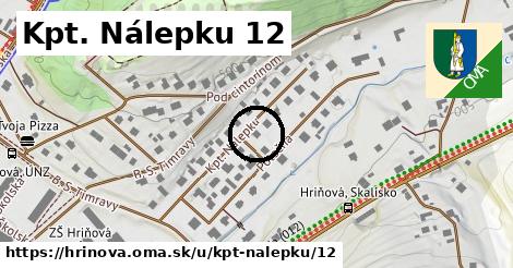 Kpt. Nálepku 12, Hriňová