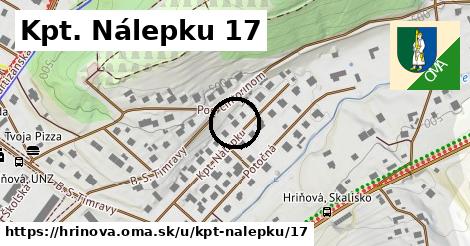 Kpt. Nálepku 17, Hriňová