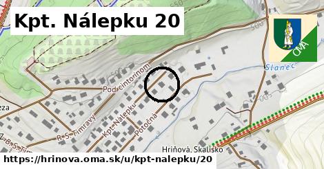 Kpt. Nálepku 20, Hriňová